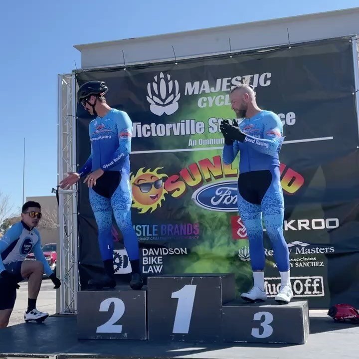 @lawrence.xia is a man used to being on top. Taking the win at the crit and in the overall at the Victorville Stage Race just now in the 30+ 3/4, here&rsquo;s what he had to say:

&ldquo;iSpeed did an incredible job and put me through the ringer yest