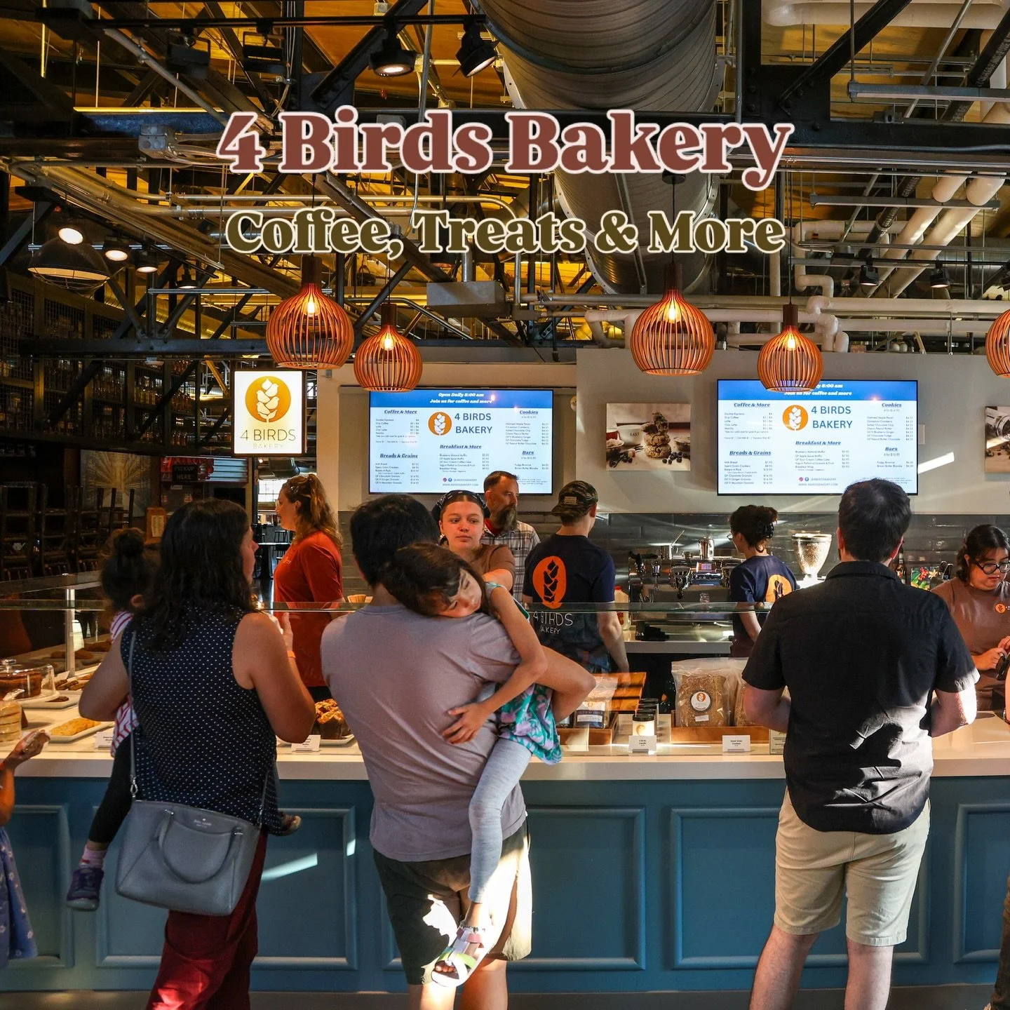 Kick-off 2026 the sweetest way possible, with 4 Birds Bakery ✨

Whether you&rsquo;re chasing goals, craving comfort or just need a cozy spot to start fresh, come start your new year with us. We have all of the vines, bites and community love waiting 