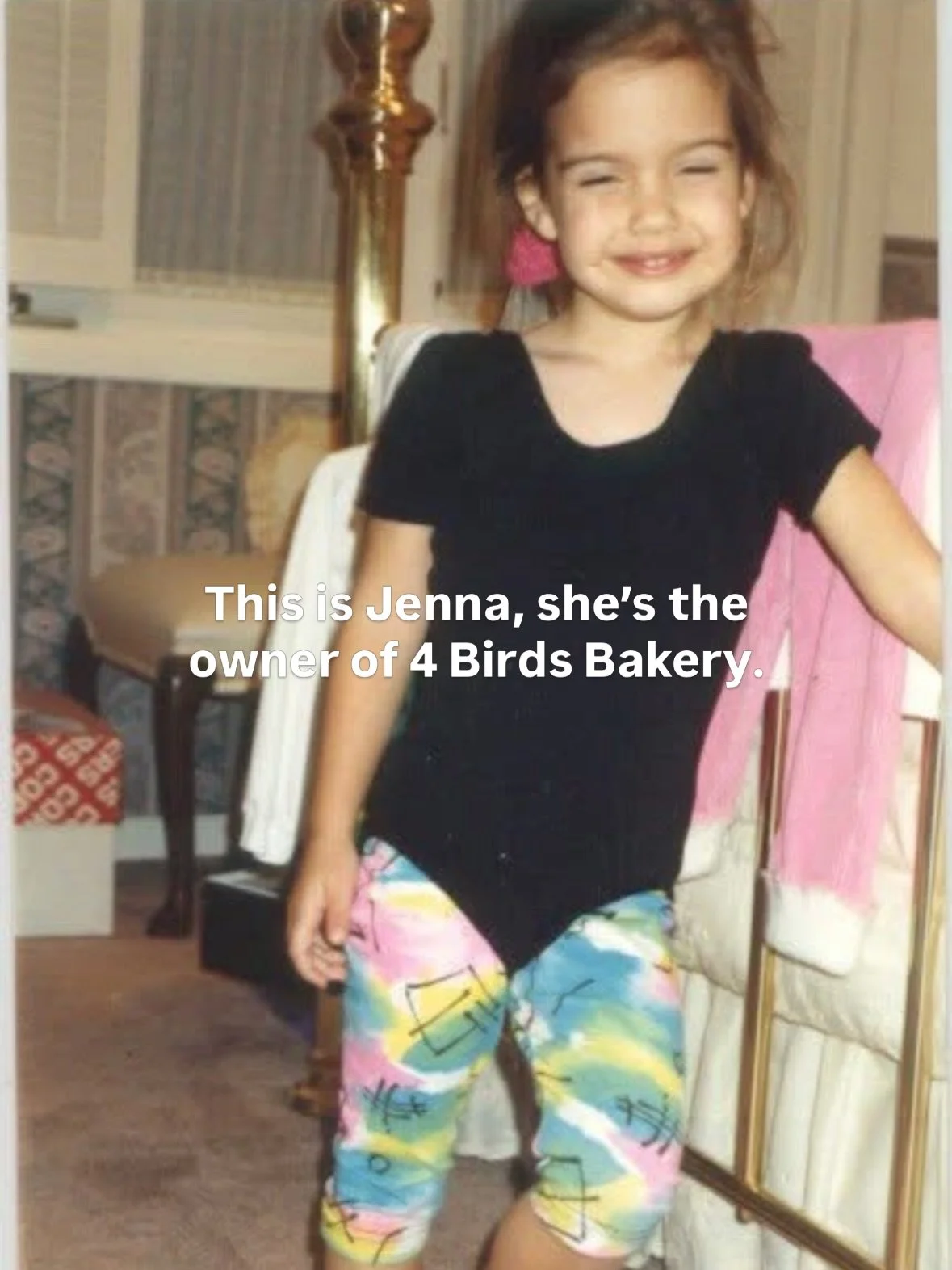 See who&rsquo;s behind your favorite 4 Birds Bakery treats, but make them childhood photos 🫶🍪☕️