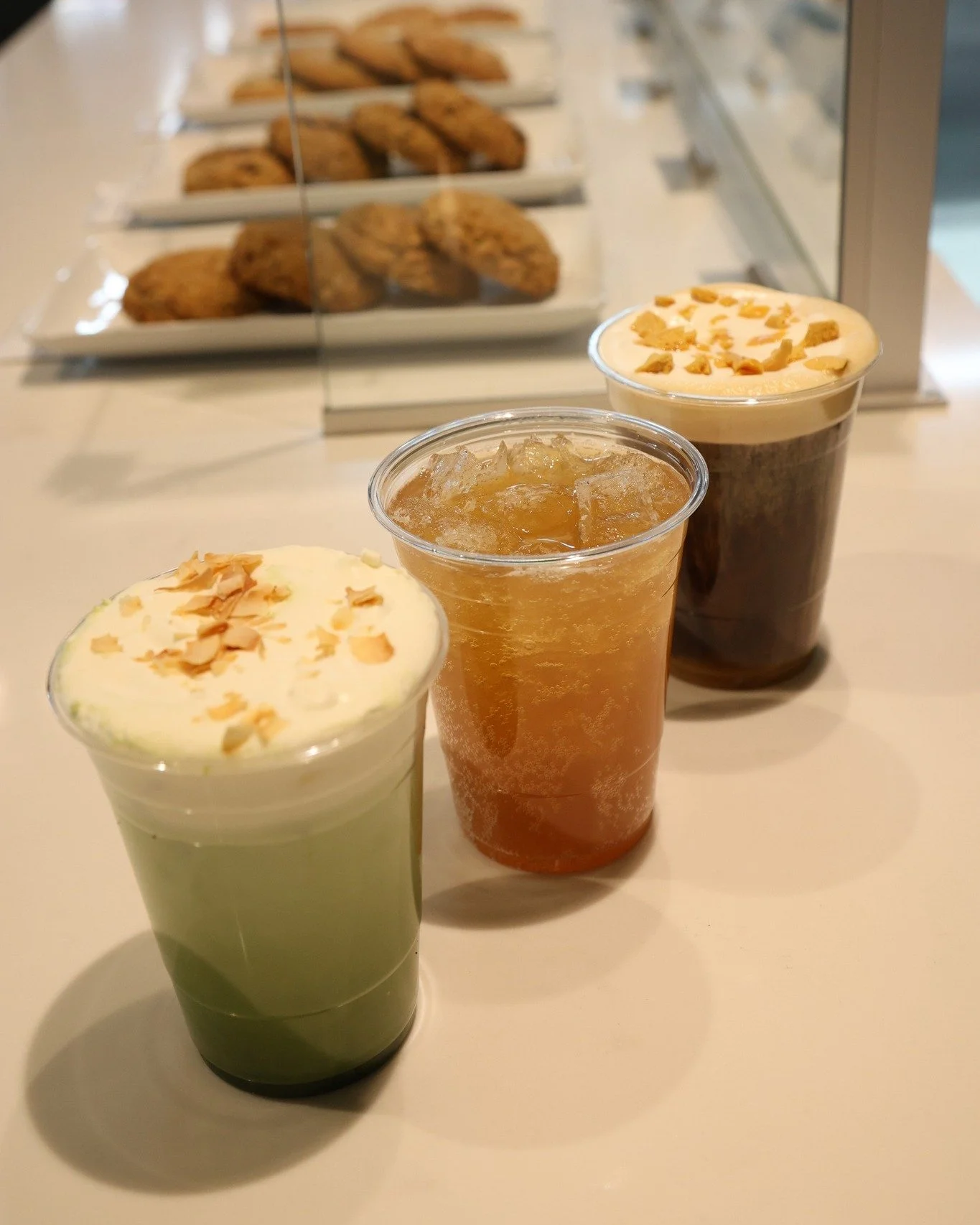 New Drinks available 📣 

Coconut Lemongrass Matcha Latte - can be served hot or iced.  Matcha from Hubbard and Cravens and is sweetened with our house lemongrass and coconut syrup, topped with a coconut lemongrass cold foam and toasted coconut flake
