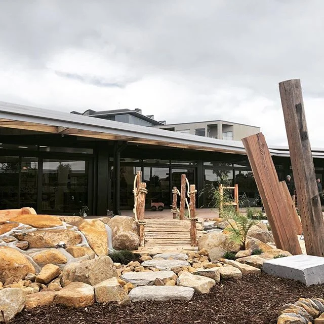 Follow the bridge to glory 
#houseofwonder #naturalplaygrounds #playscapes #ecedesign