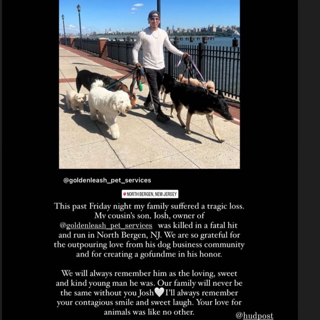 There will never be anyone like Josh - not as a dog walker and not as a person. I am just so grateful for our years with him. 💔 https://www.gofundme.com/f/our-pet-community-lost-a-real-one?utm_campaign=p_cp+share-sheet&amp;utm_content=undefined&amp;