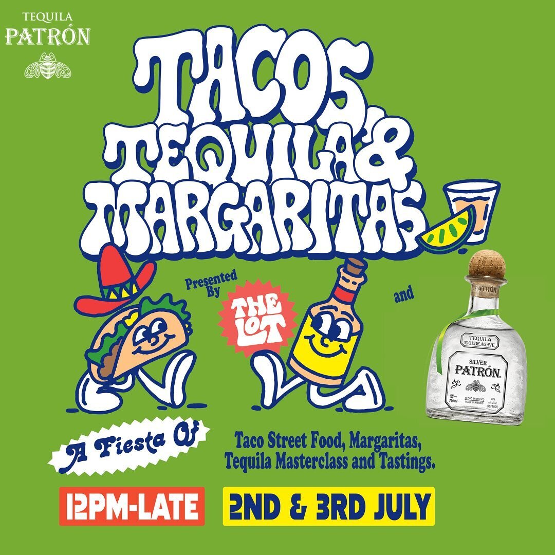 Spice up your winter THIS WEEKEND - the 2nd-3rd July with a festival of Mexican food, drink and culture at The Lot.⁣
⁣
Welcome to Tacos, Tequila and Margaritas!⁣

Hosted by @patron, @dosdiablostruck, @tacostation_australia, The Papi Chulo&rsquo;s, @p