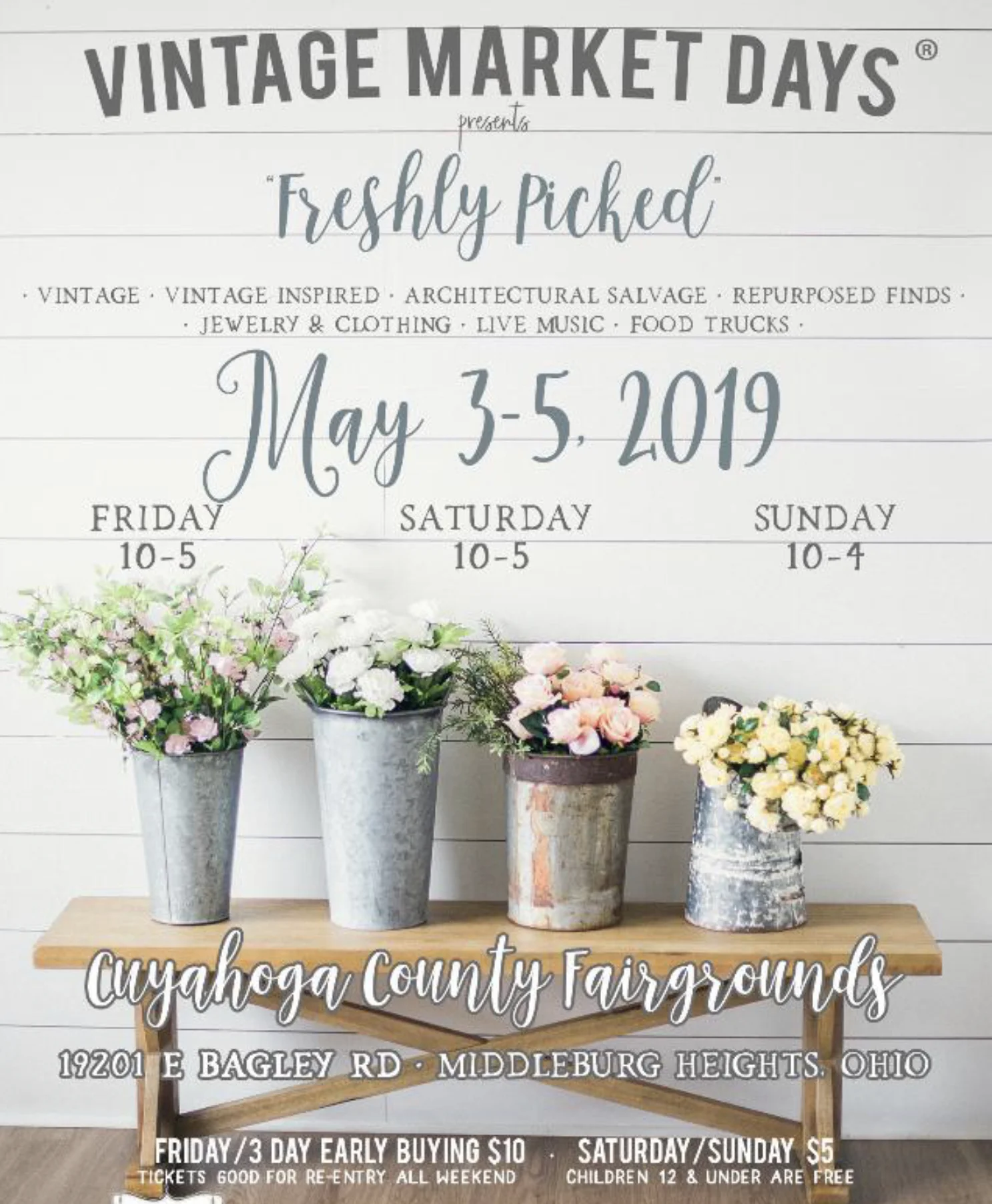 "Freshly Picked" Vintage Market Days of Central Cleveland