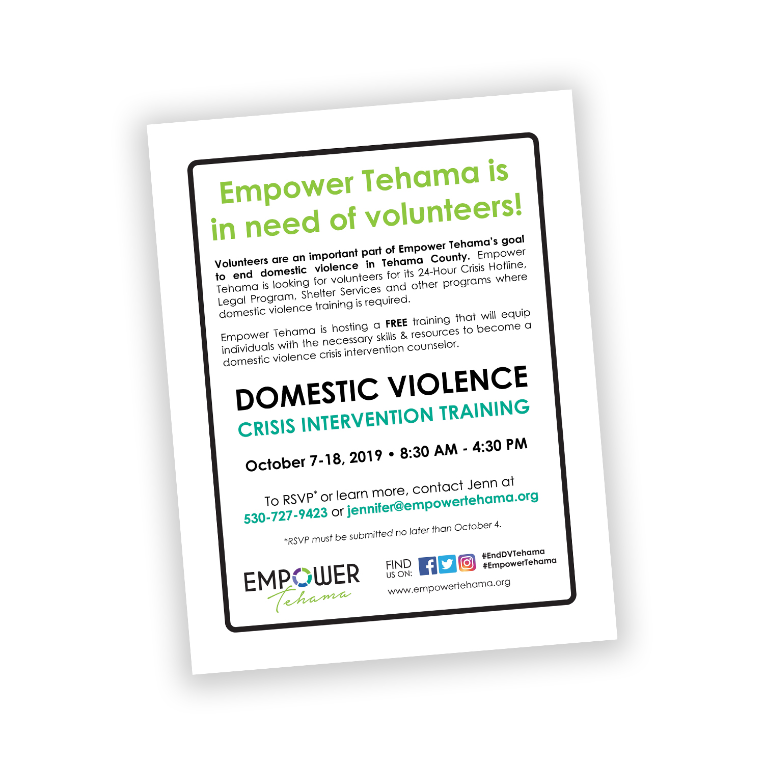 Domestic Violence Crisis Intervention Training