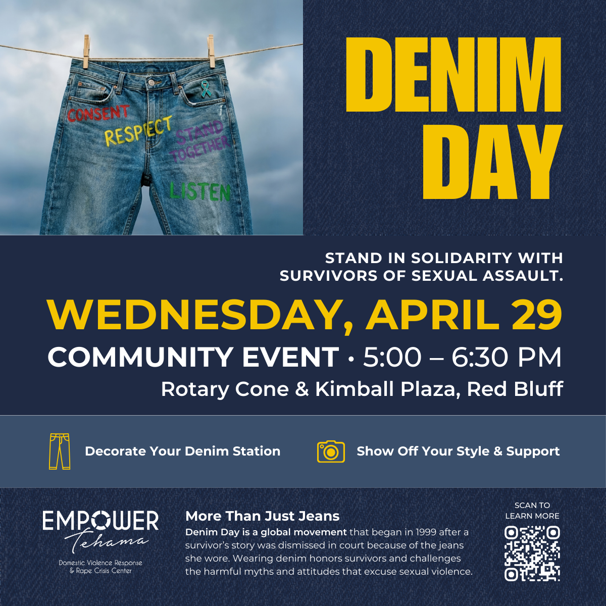 2026 Denim Day – Red Bluff