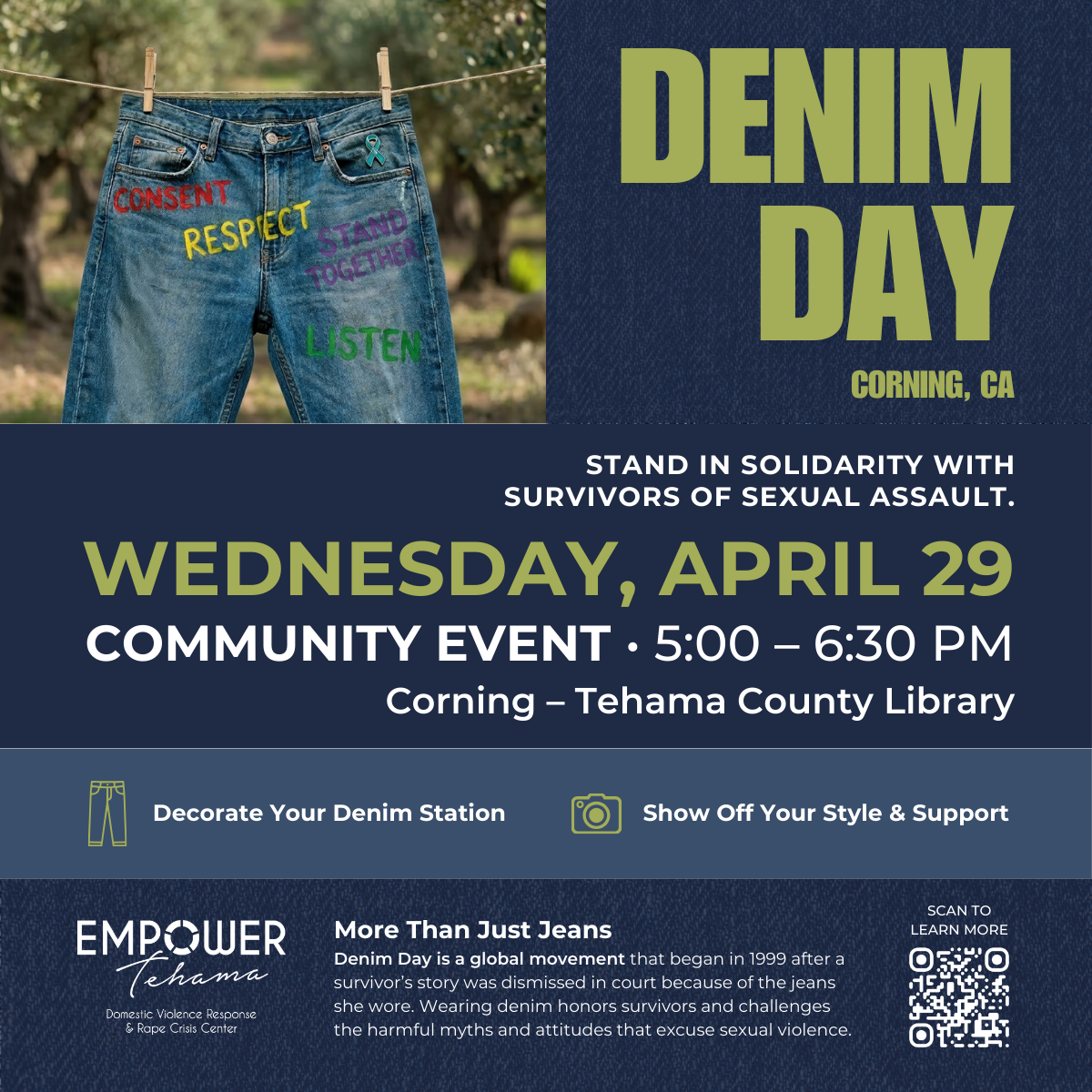 2026 Denim Day – Corning