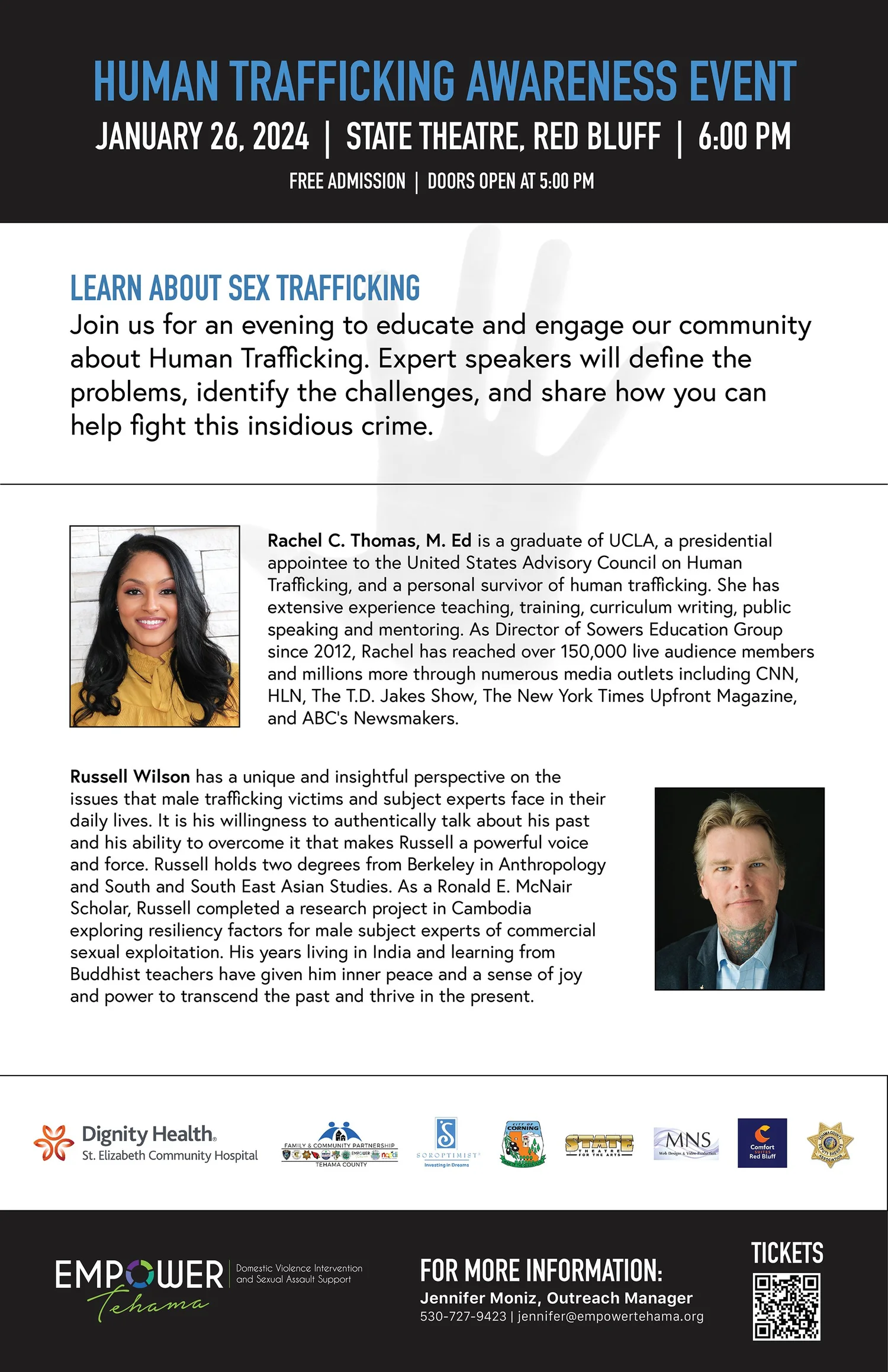 Human Trafficking Awareness Event — Empower Tehama