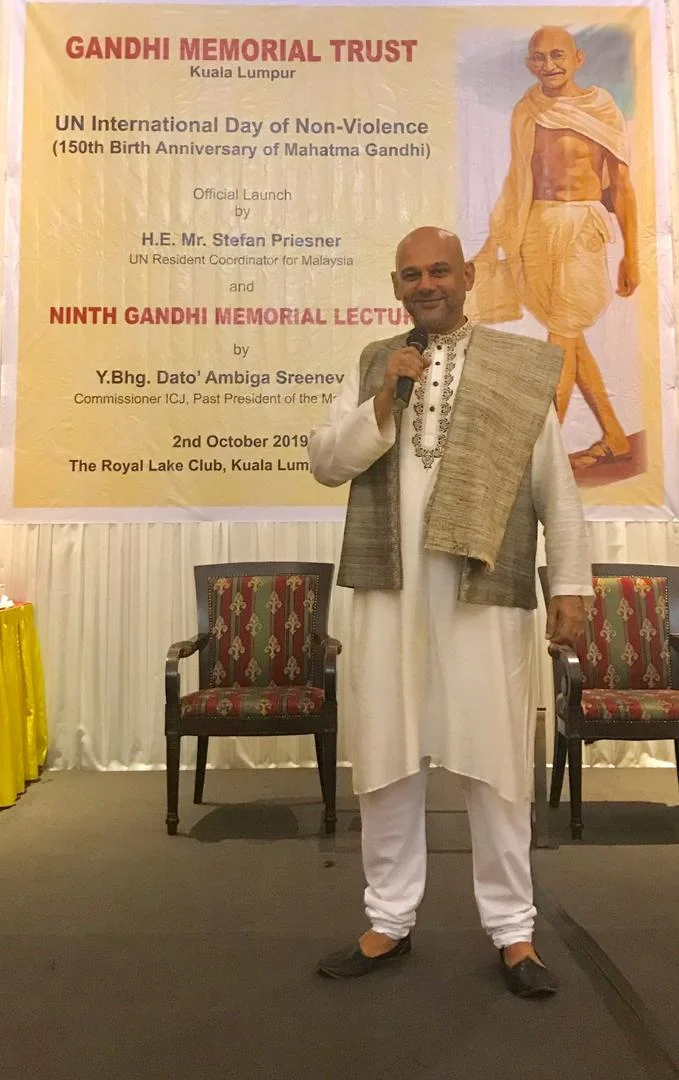 Master of Ceremonies for The UN International Day of Non-Violence Celebration