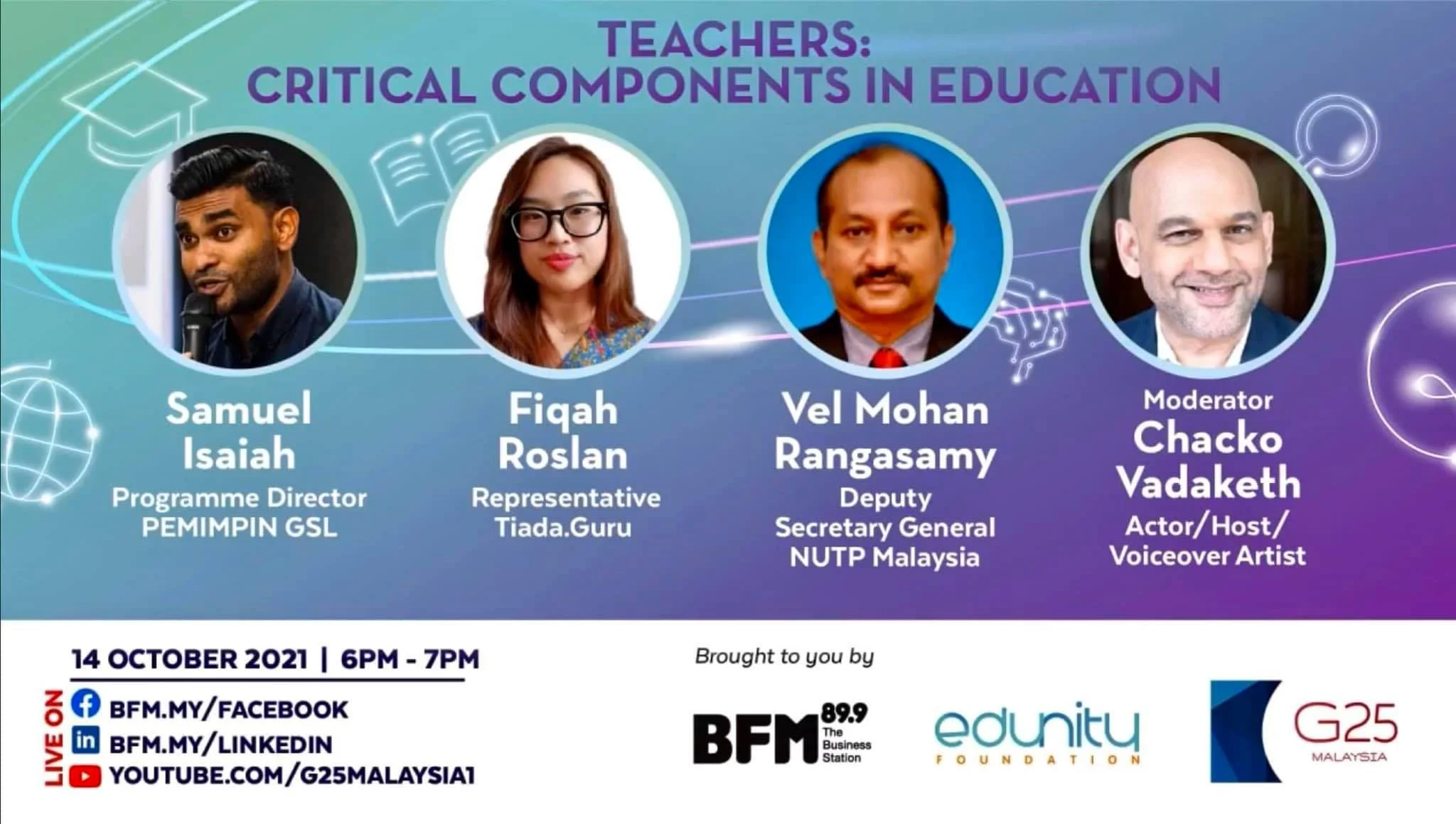 This was a good discussion on teachers!