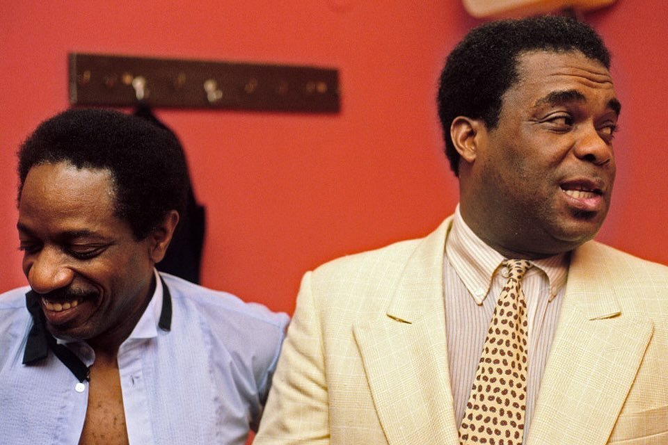 Backstage with Reggie Workman and Freddie Hubbard

Photo by Paolo Ferraresi