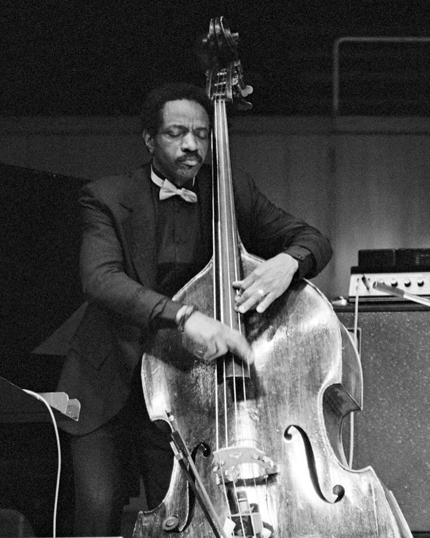 Reggie Workman at Fairfield Halls, Croydon, UK. 1987

Photograph by Brian O&rsquo;Connor 

#reggieworkman