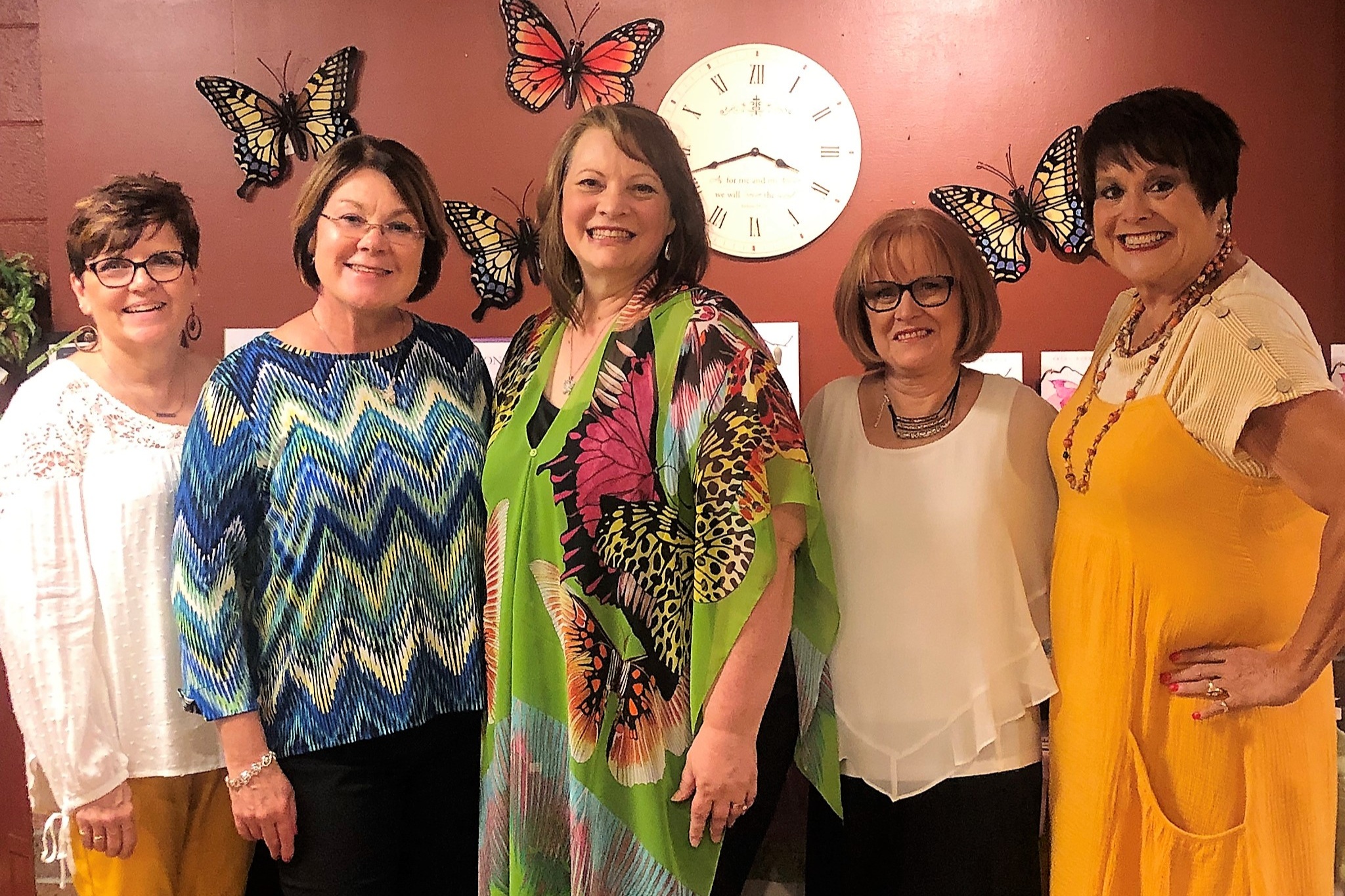 A Dream Team for sure! Meet the ladies who made it happen! L to R: Deb Gyetvai, Janice Rayl, Kathy, Barb Flynn, Jenny Sowers.