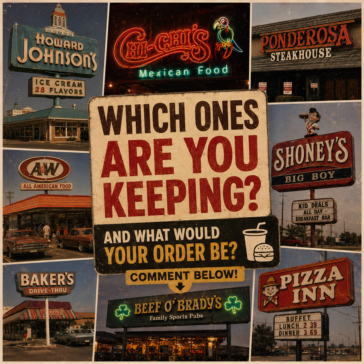 Which Classic Chain Restaurant Are You Keeping? A Retro HyperBlog Throwback