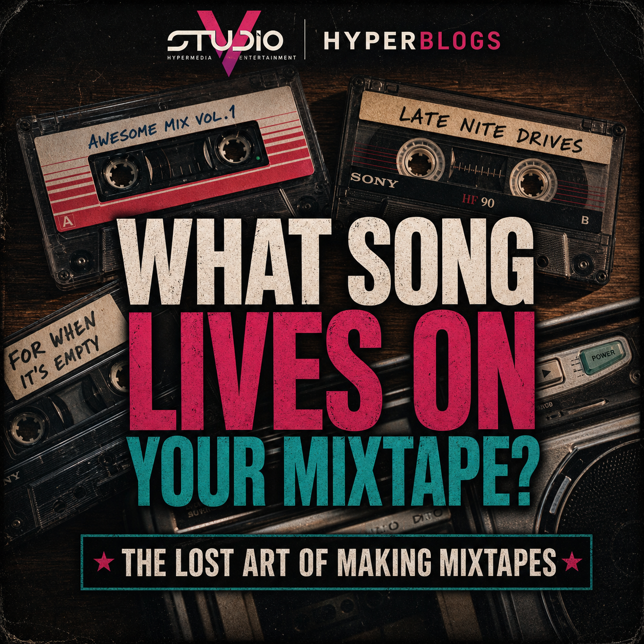 The Lost Art Of Making Mixtapes: Blank Cassettes, Radio Songs, And Handwritten Track Lists