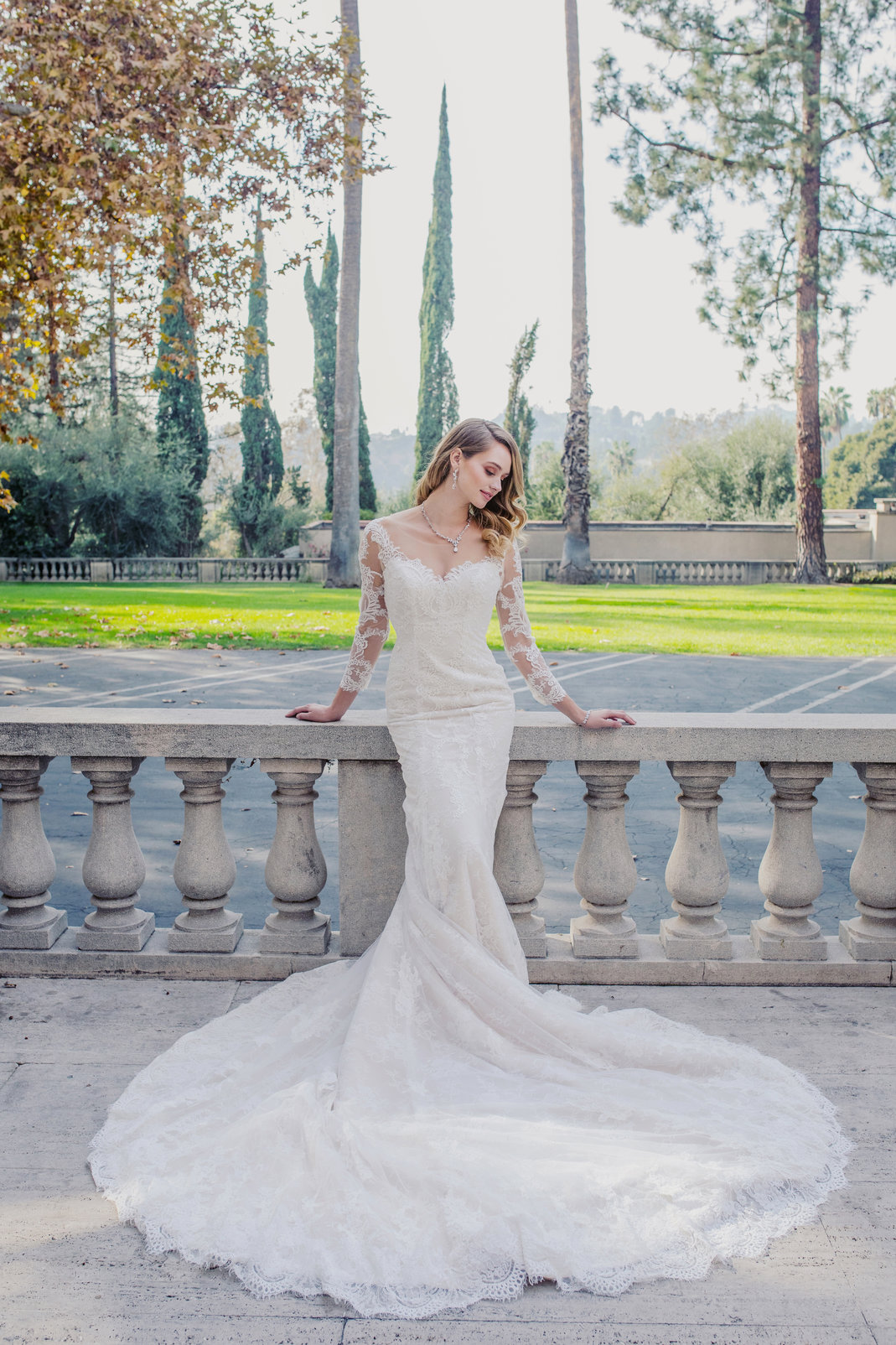 Modern Dramatic Wedding Dress Custom Wedding Gown Los Angeles San Francisco