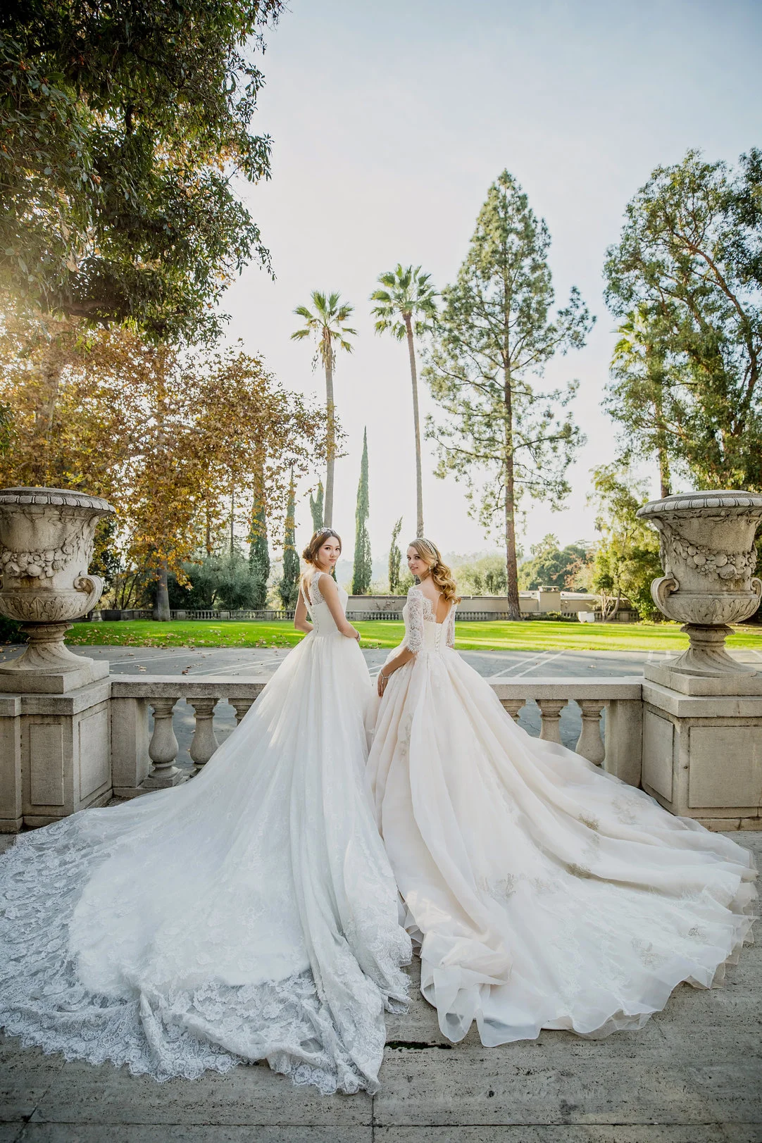 Modern Dramatic Wedding Dress Custom Wedding Gown Los Angeles San Francisco