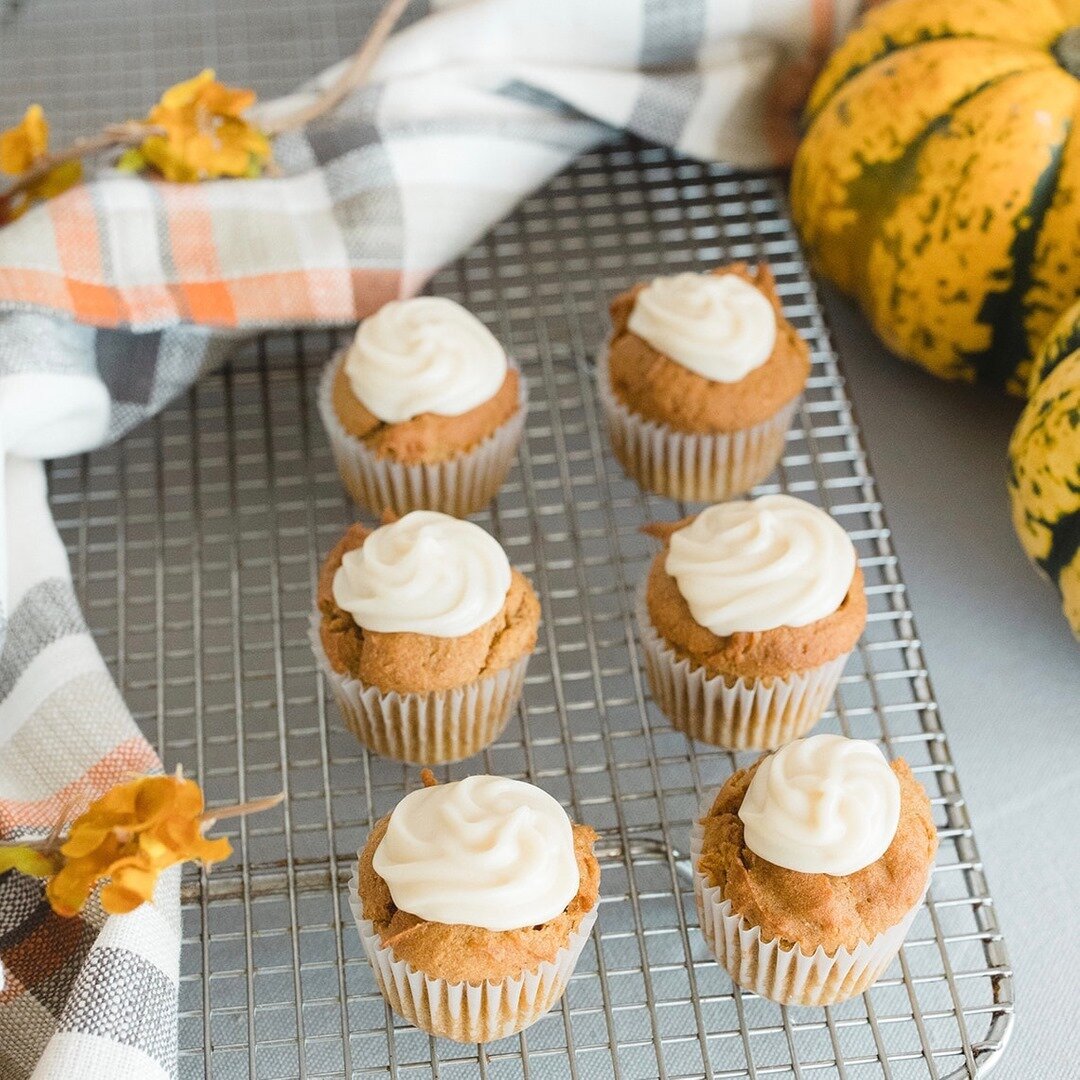 Our Pumpkin Muffins with Cream Cheese Frosting are back for Fall! These babies speak for themselves but you should know in addition to be gluten and dairy free, they are also #VEGAN ! See them in our pastry case this weekend and take some home for yo