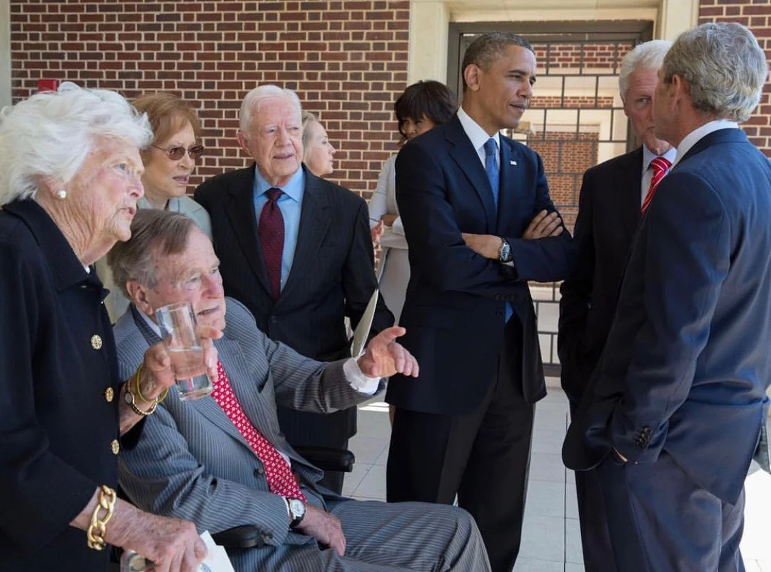 5 sitting Presidents 