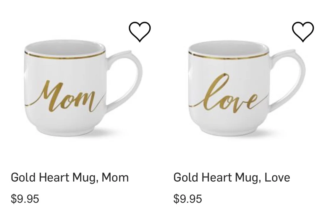 How cute are these?!!! I would love to have both of these and I know my mom would too. And the price point is perfect for the little ones who want to buy mom something special. williamsonoma.com