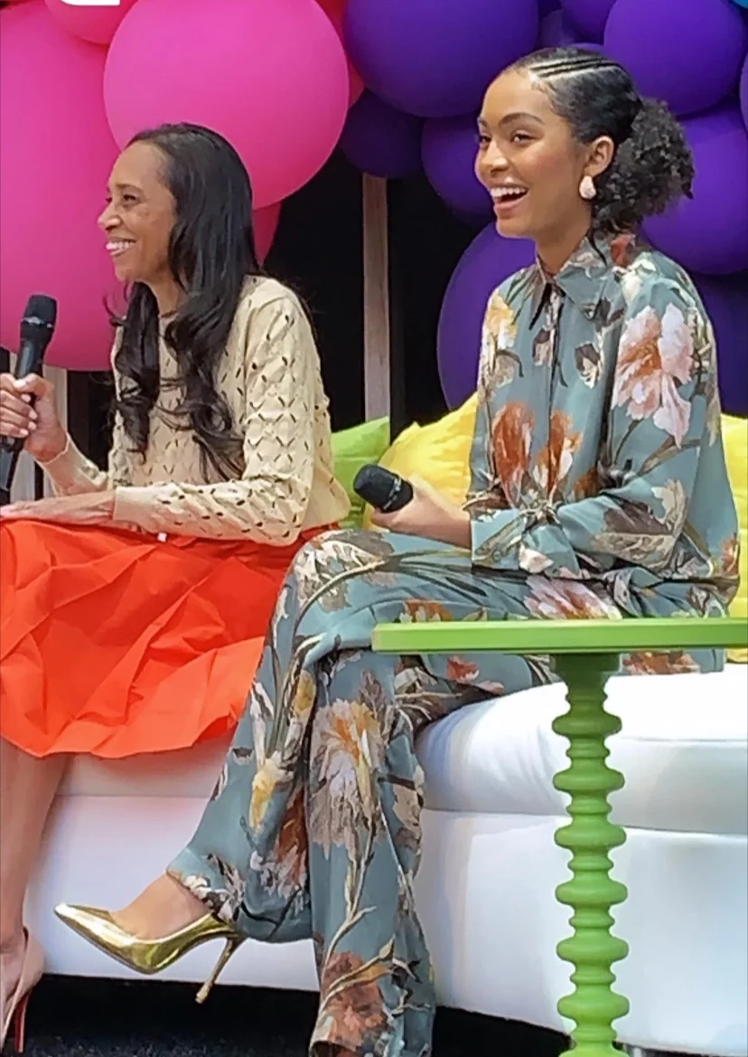 My Happy Girl Actress/Activist Yara Shahid i and warddrobe stylist Michelle R. Cole for “Black-ish and Grown-ish”