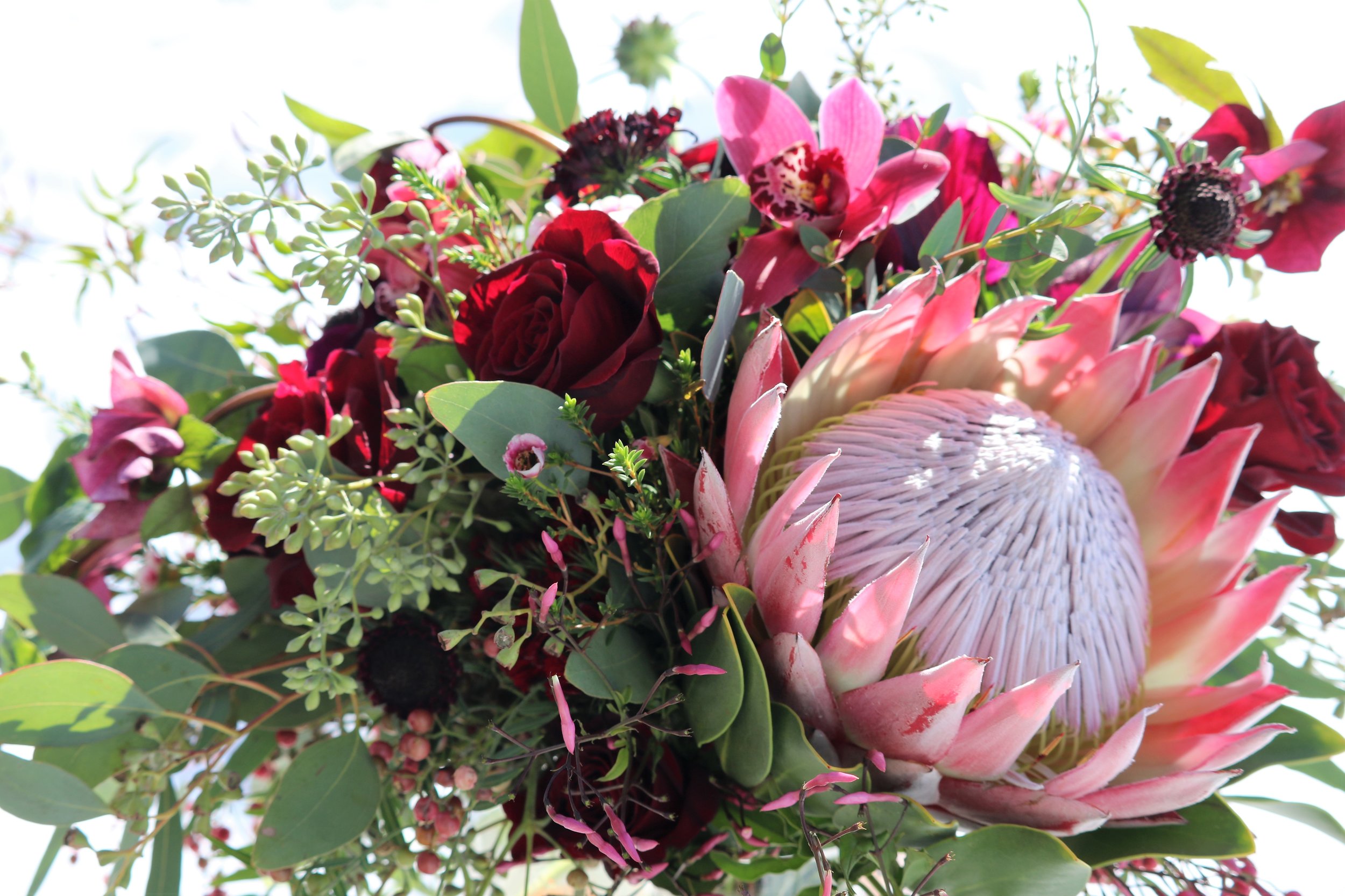 Sayde's bridal bouquet