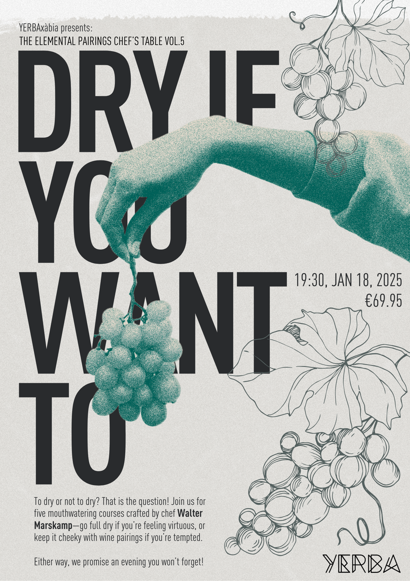 The Elemental Pairings Five-Course Chef’s Table - Vol.5: Dry If You Want To | Secar o No Secar