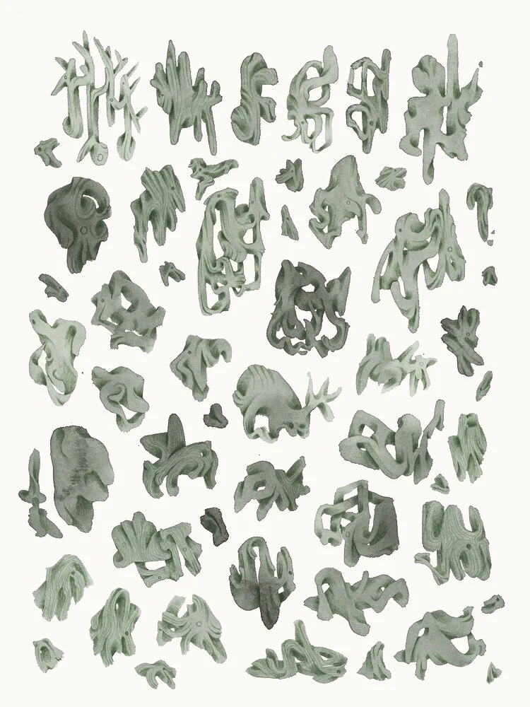 Assorted Shadow-Green Spirits (Copy)