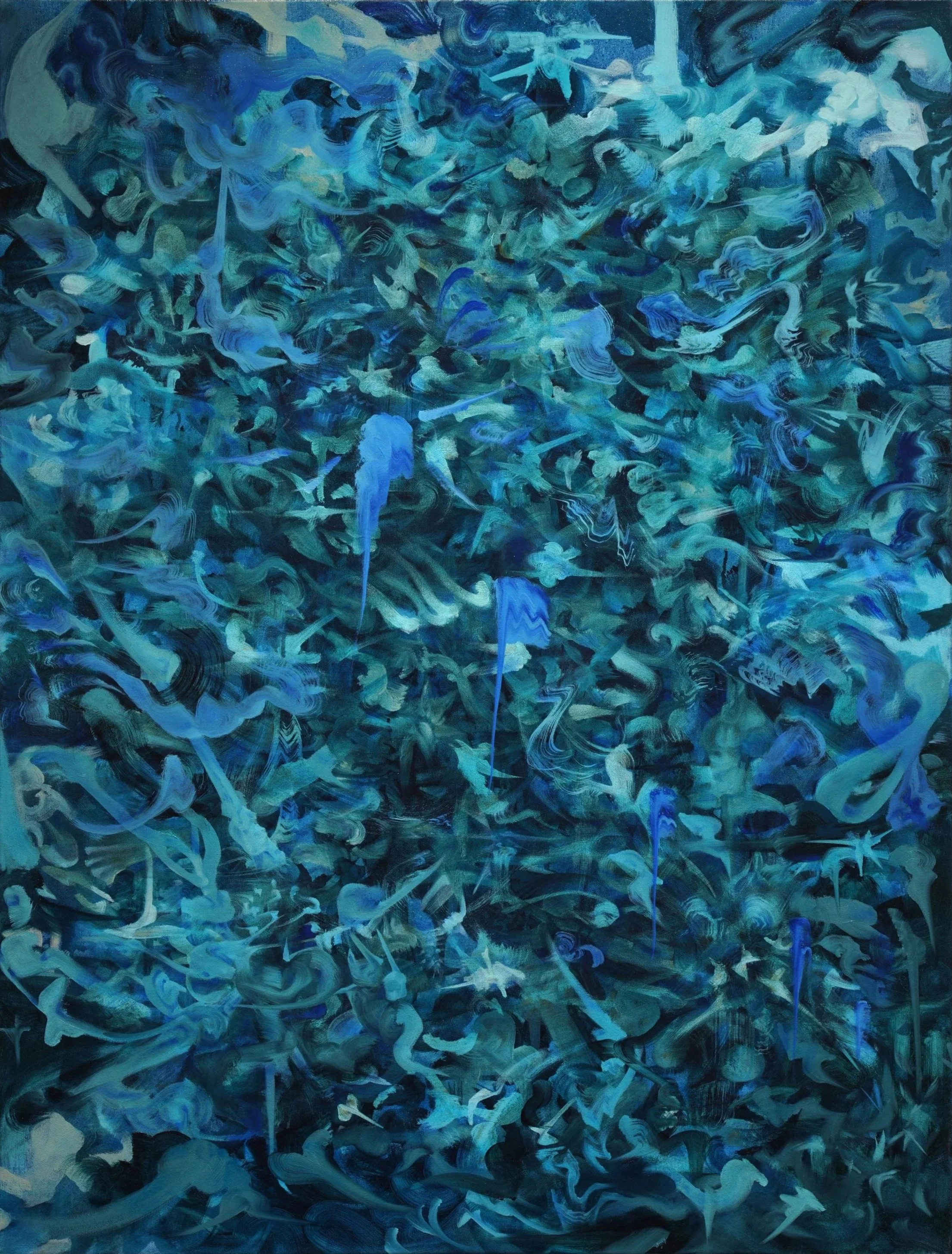 Splintered Sanctuary, oil on canvas, 30x40in (76x101cm), 2025