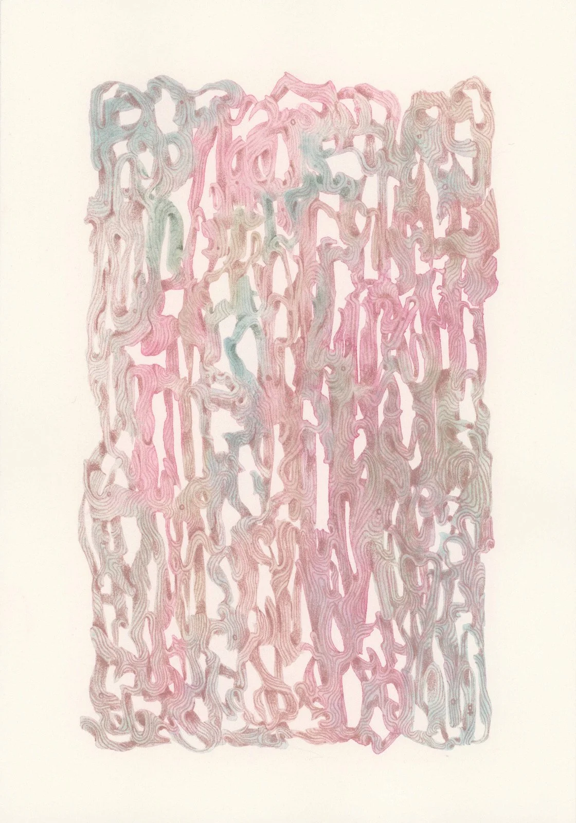 Fairy Fusion, watercolor & colored pencil on paper, 7x10in, 2020