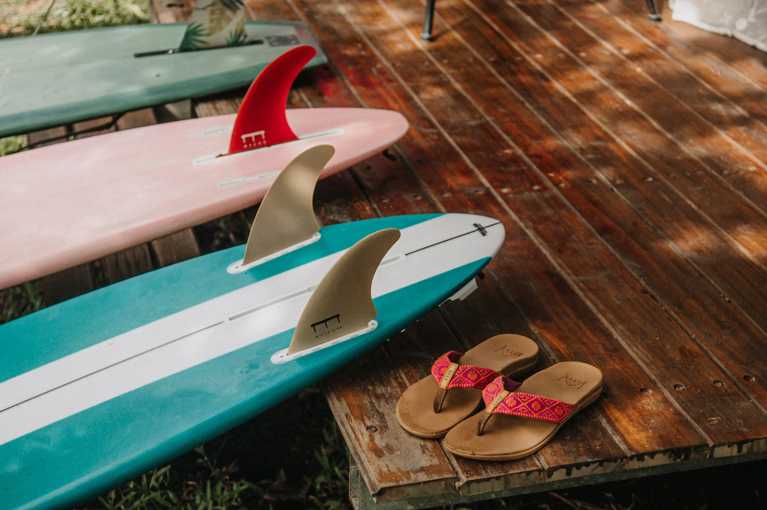 Product shoot for Reef surf brand in Costa Rica