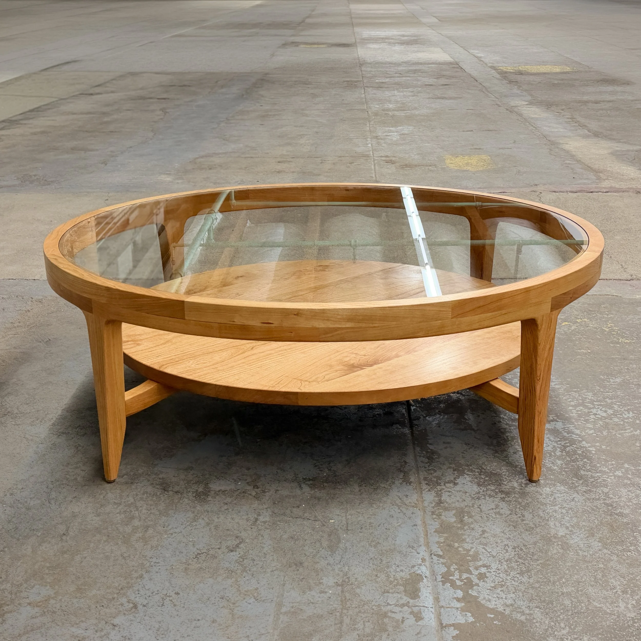 Vertex Handcrafted Modern Solid Hardwood Dining Table