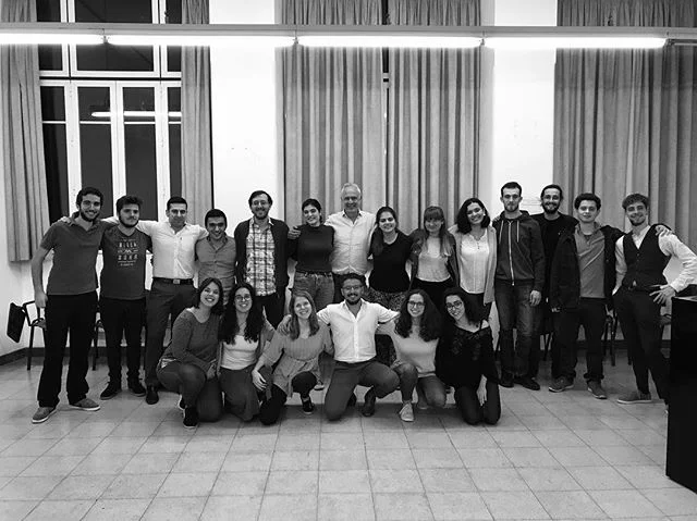This week we had the opportunity to work with one of the best vocal coaches in the world, Geert Berghs. It was an amazing experience to all of us. We had also the opportunity to work individually with him!!!The improvement was astonishing and we coul