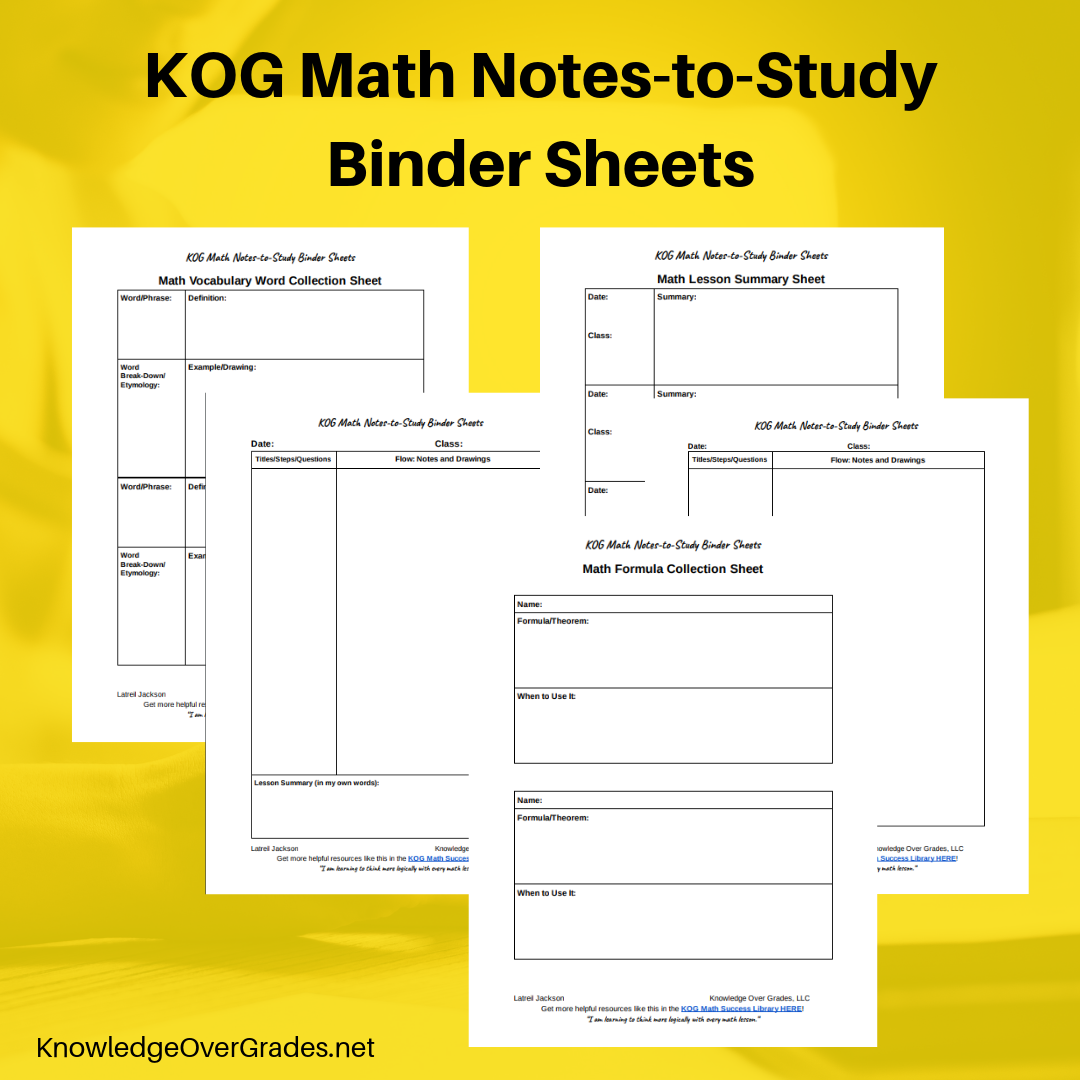 Math Notes-to-Study Binder Sheets_square_KnowledgeOverGrades.png