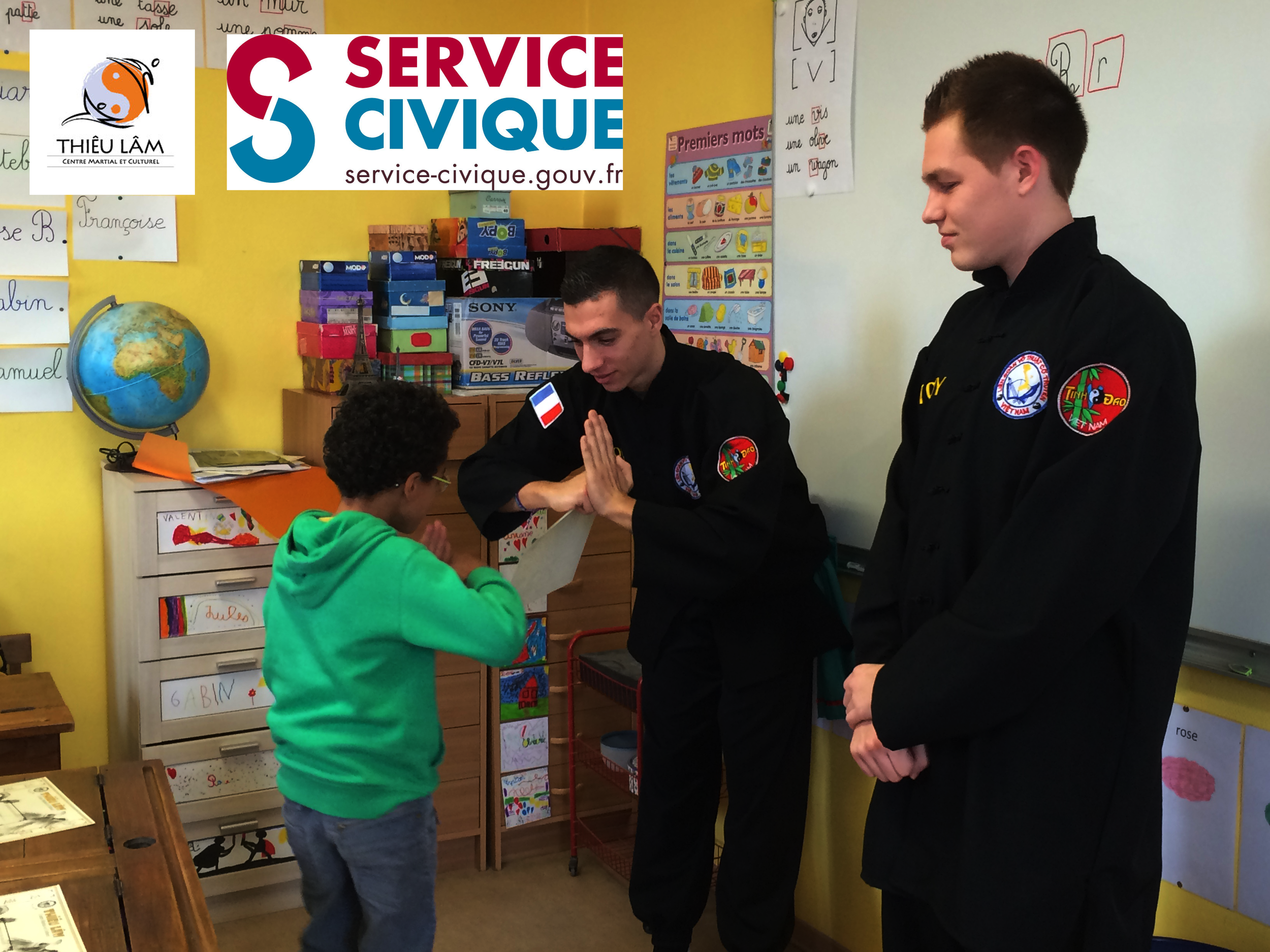 Un service civique aux arts martiaux