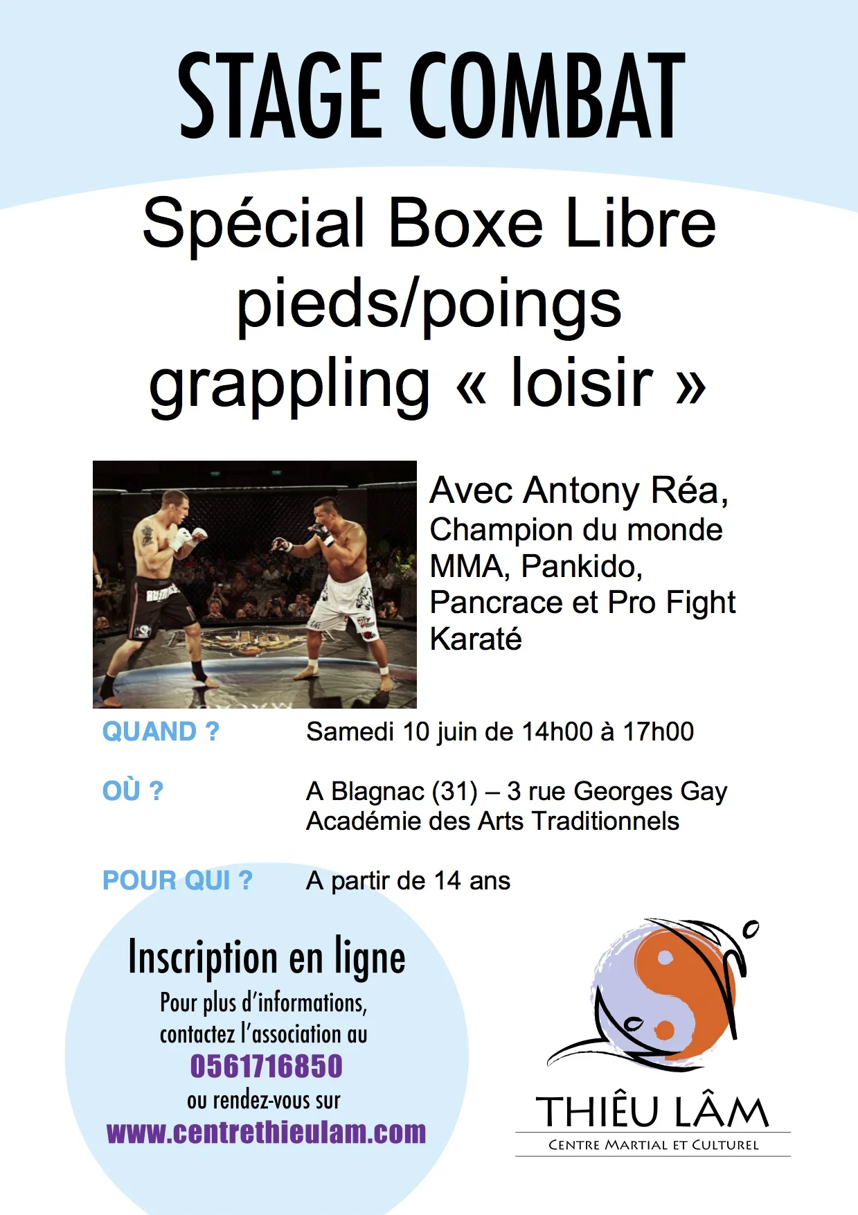 stage boxe libre