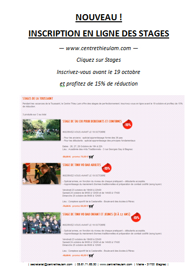 stage en ligne