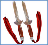 Double-poignards droits