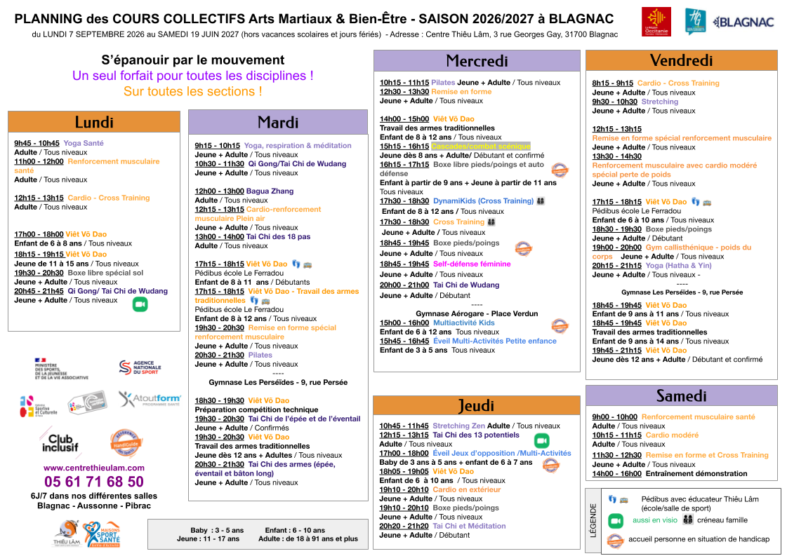 Planning Blagnac Centre Thieu Lam
