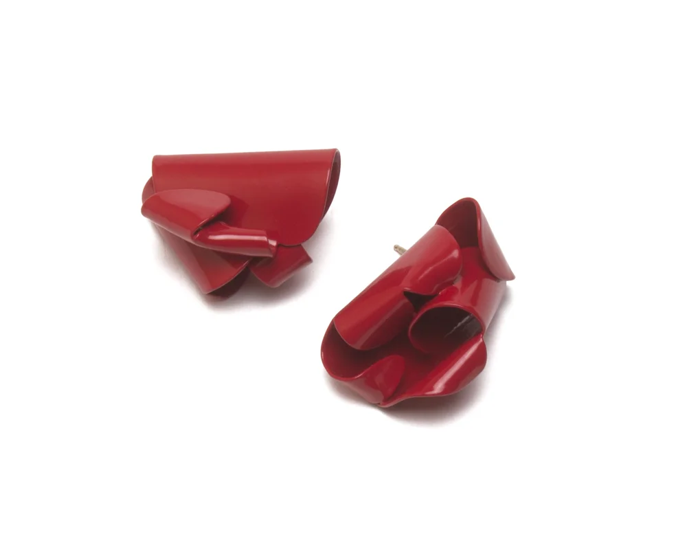 ASY Folded Studs, large | red