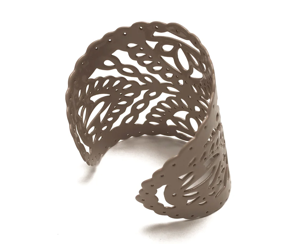 Pierced Cuff | ballet grey