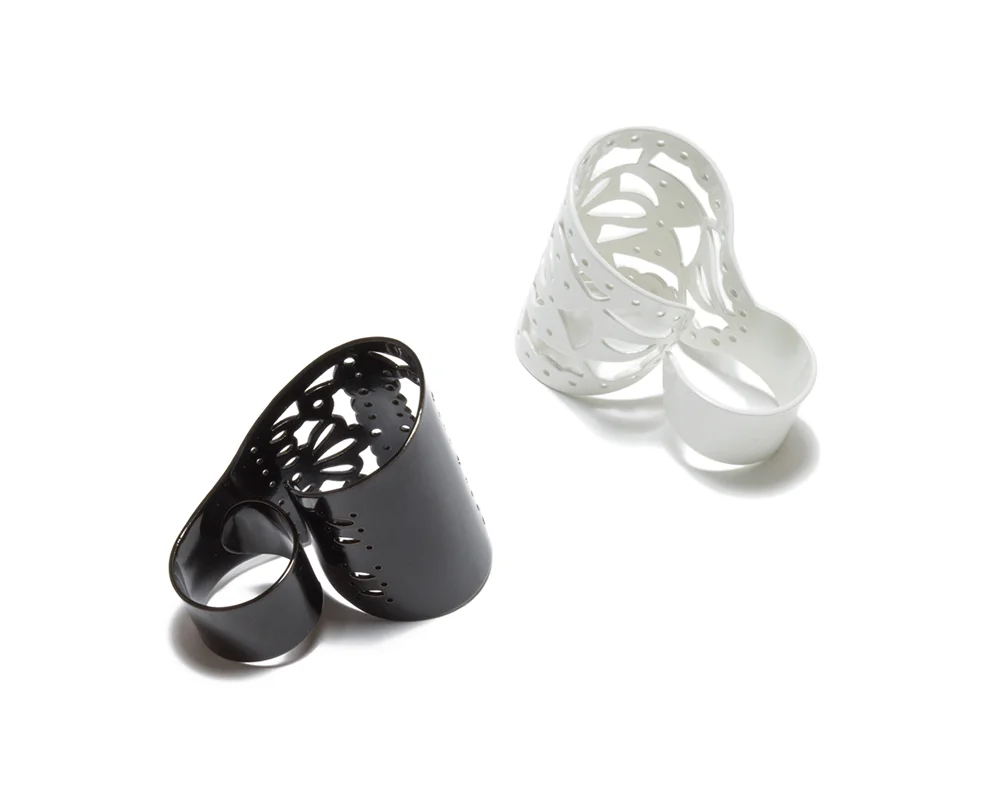 Continuous Rings | black, cream