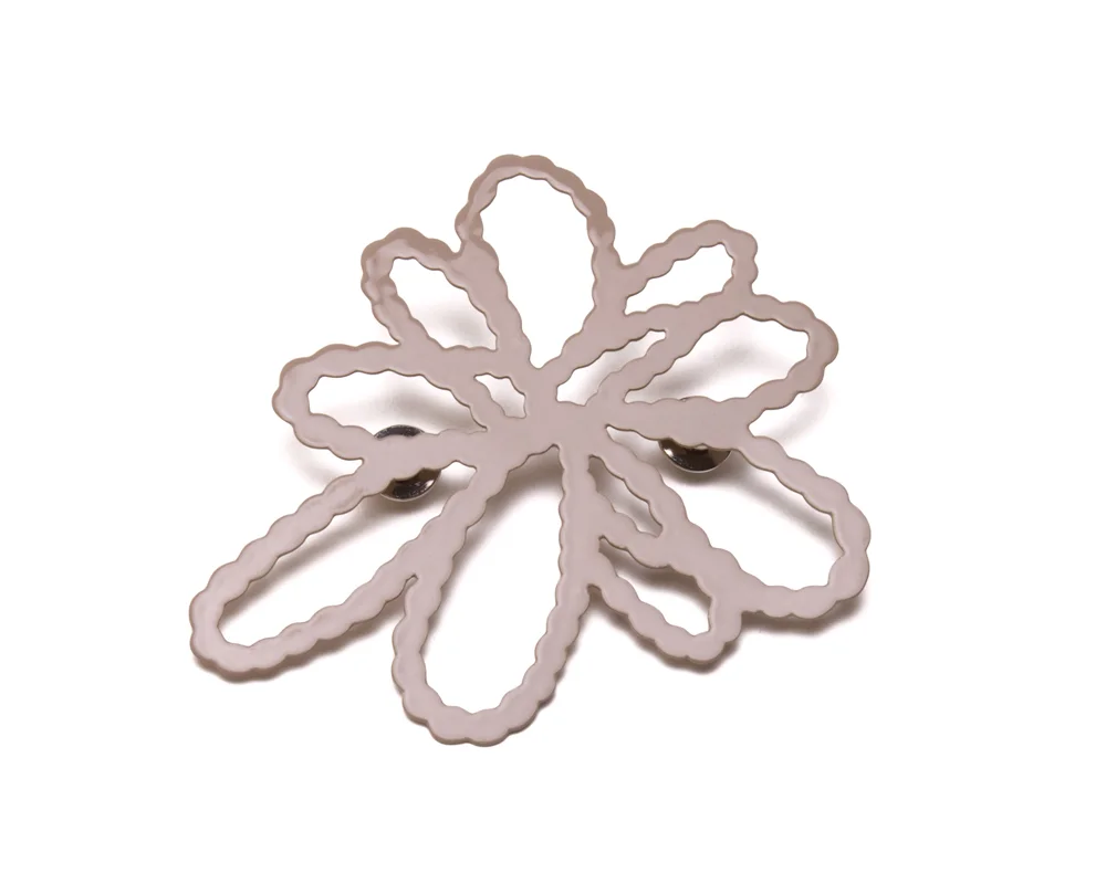 Pearl Strands Corsage Brooch, small | Ballet Grey