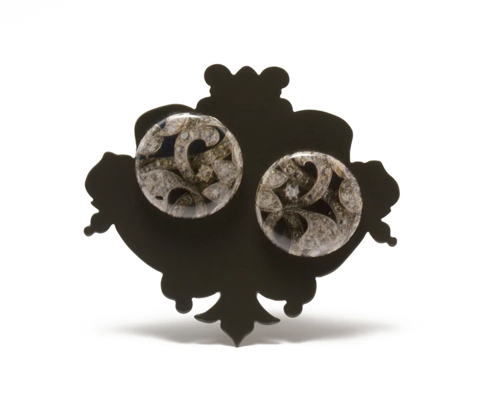 Brooch with Gemstone Buttons, 2010