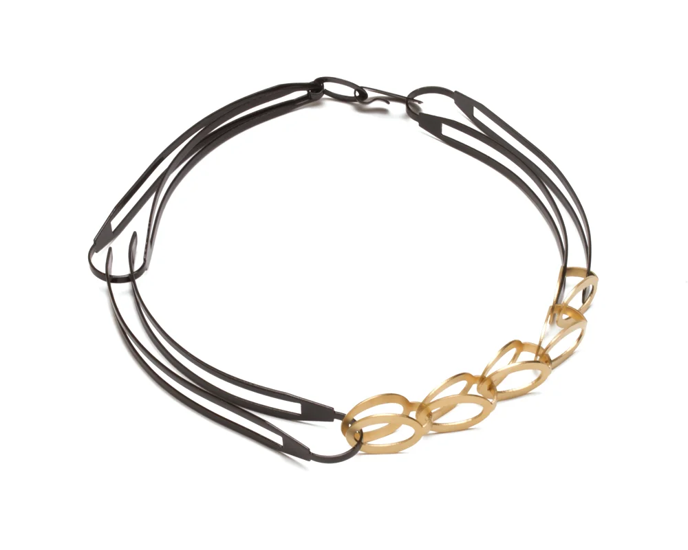 Black with Gold Side Chain Combo