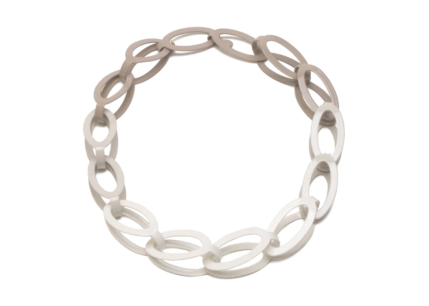 Ballet Grey Gradient 14pc Oval Chain