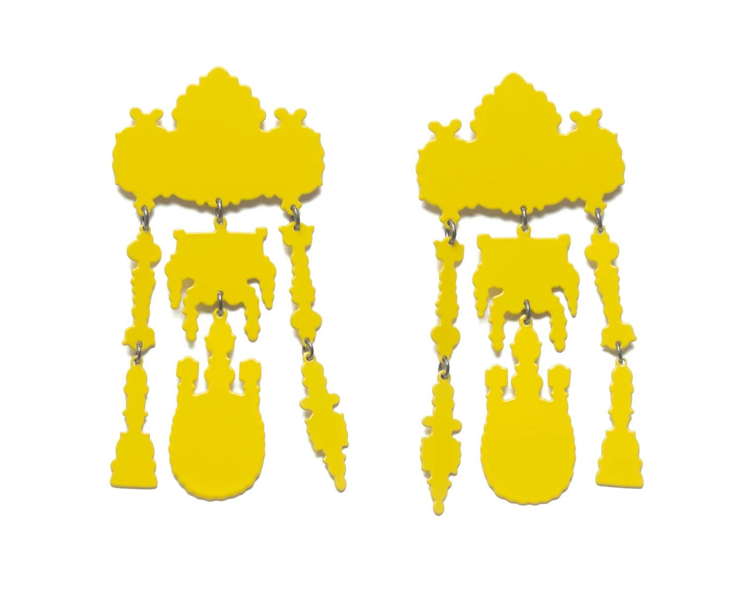 Chandelier MAX 07 Earrings | yellow