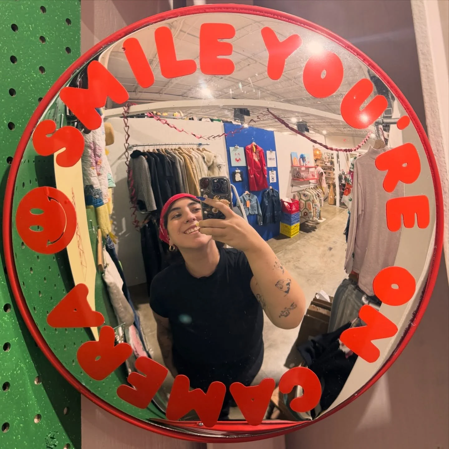 Smile, you&rsquo;re on camera 😊
Big Brother is watching&hellip; jk, we&rsquo;re just making sure people don&rsquo;t steal from us little guys 👀
If you visit our expanded booth, give us a wave. We&rsquo;ll be spying.