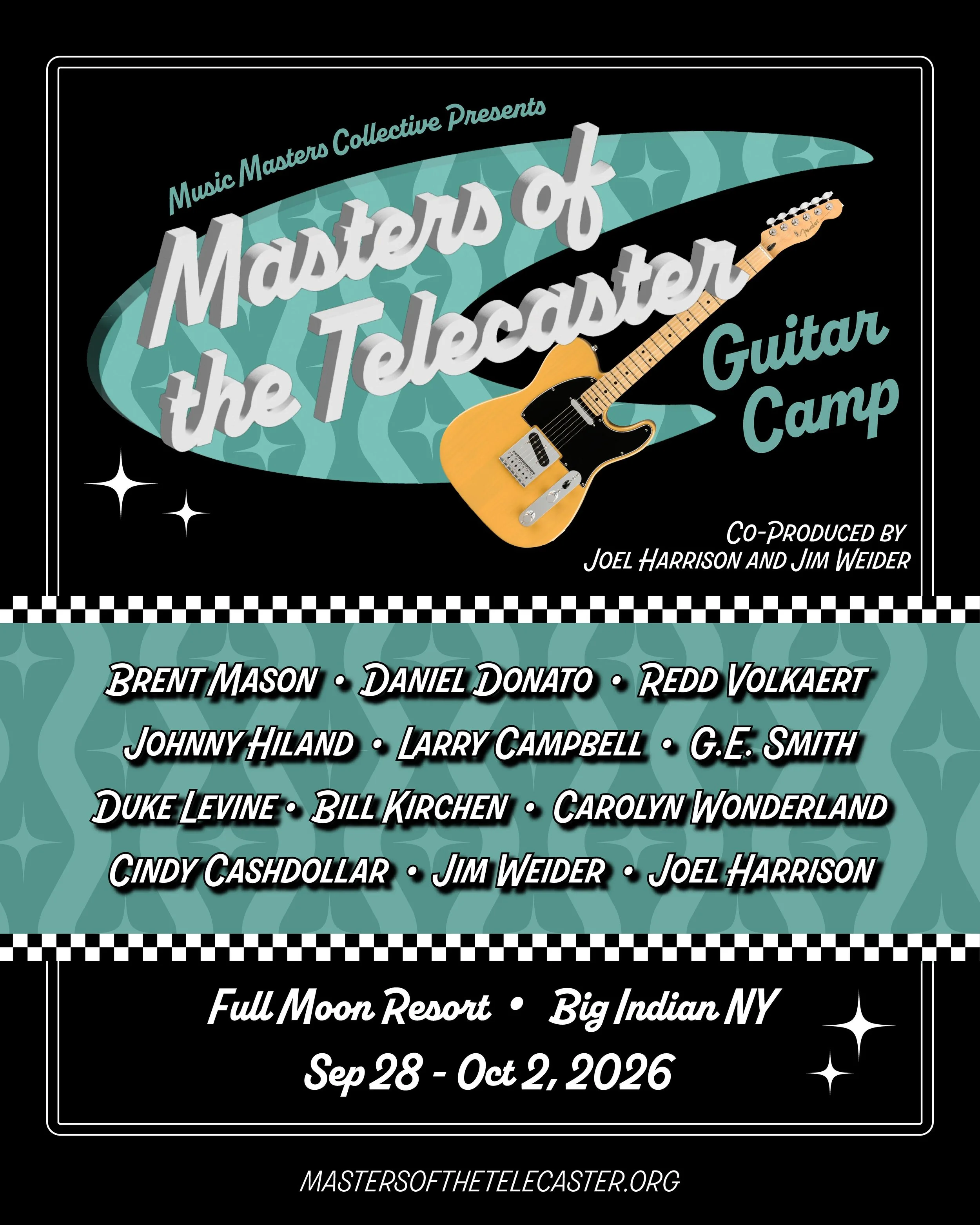 Masters of the Telecaster Guitar Camp 