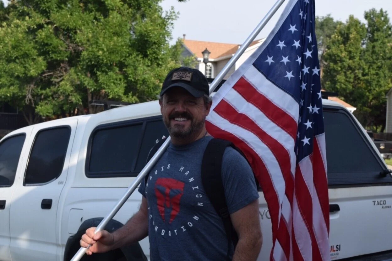 Giving back to the community, rucking for the Travis Manion Foundation, 2020.